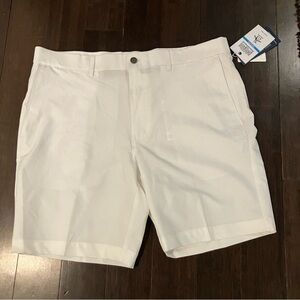 Original Penguin Men's White Flat Front Shorts. New!
